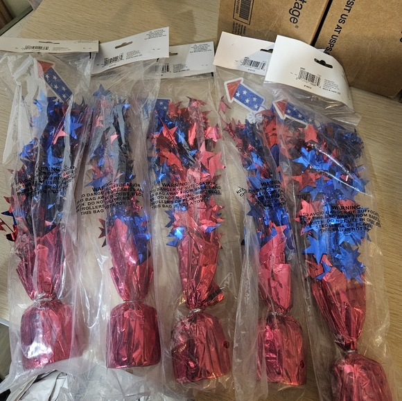 Other - USA All Day Balloon Weight Centerpieces Set Of 5